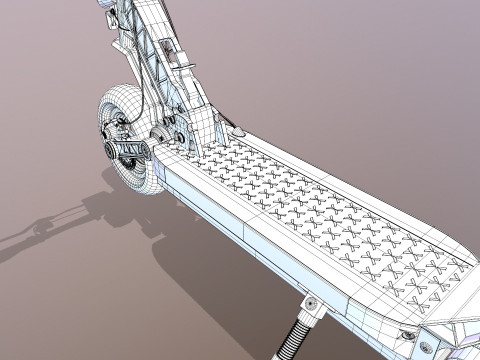 Electric Scooter 3D Model