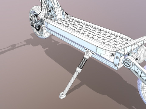 Electric Scooter 3D Model
