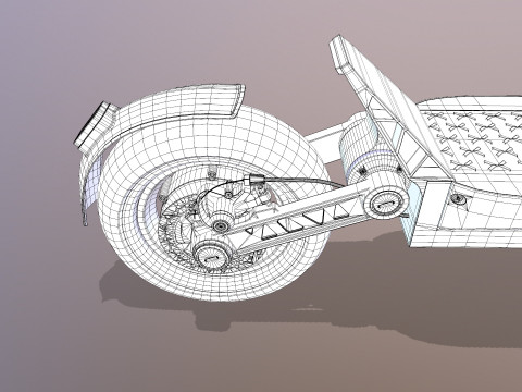 Electric Scooter 3D Model