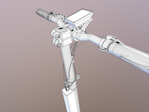 Electric Scooter 3D Model