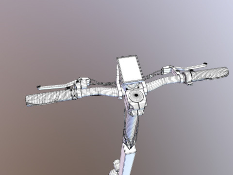 Electric Scooter 3D Model