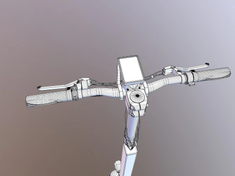 Electric Scooter 3D Model