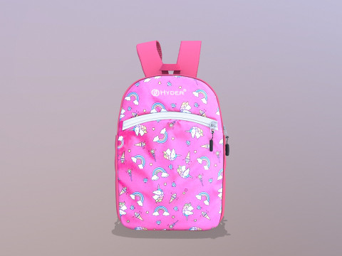 Школьная сумка 3D Модель