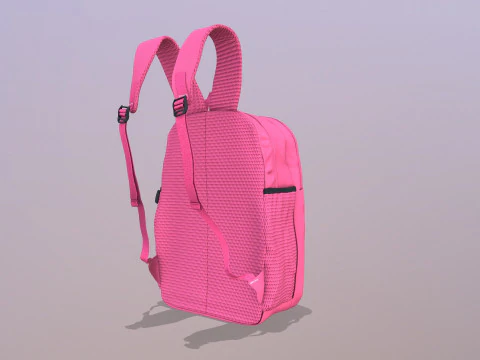 School Bag 3D Model