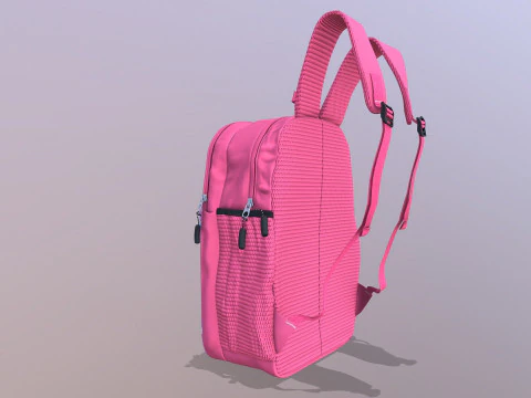 School Bag 3D Model