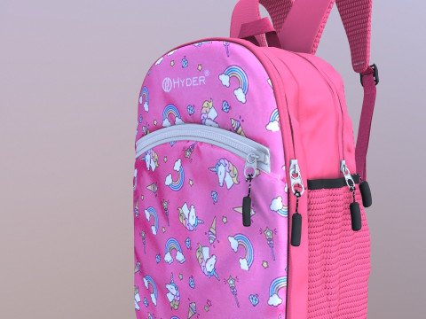 Школьная сумка 3D Модель