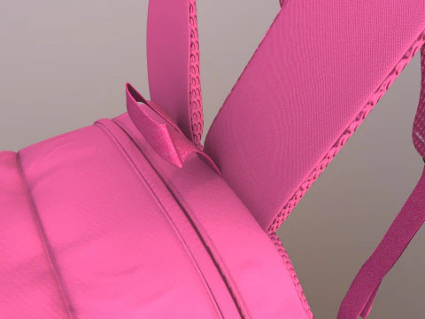 School Bag 3D Model