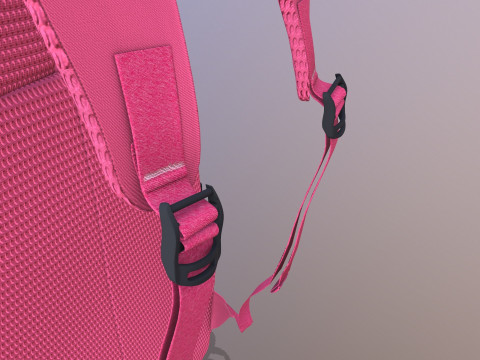 Школьная сумка 3D Модель