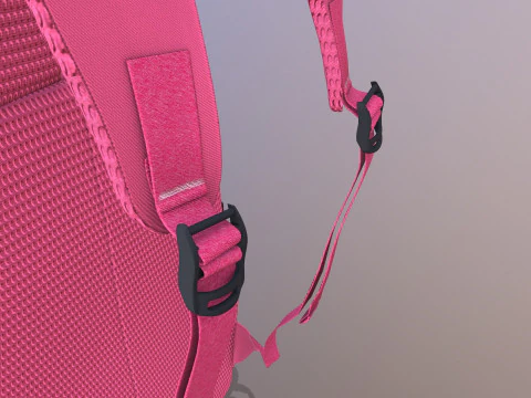 School Bag 3D Model