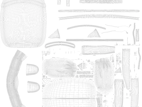 School Bag 3D Model