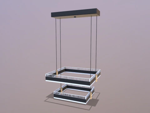 Lampe suspendue LED Modèle 3D