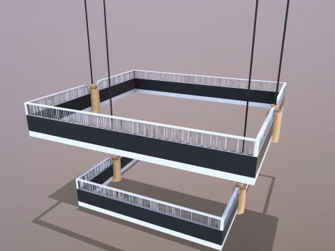 Світлодіодний підвісний світильник 3D Модель