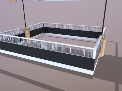 Світлодіодний підвісний світильник 3D Модель