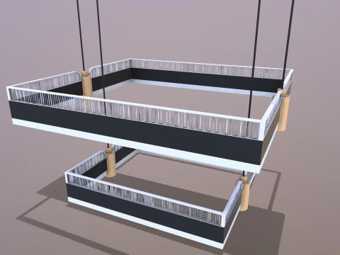 Світлодіодний підвісний світильник 3D Модель