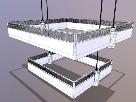 Світлодіодний підвісний світильник 3D Модель
