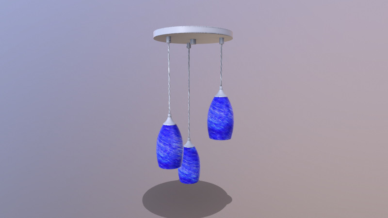Светодиодный подвесной светильник 3D Модель .c4d .max .obj .3ds .fbx .stl .blend 