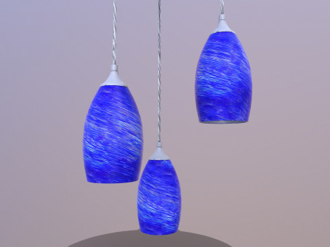 Светодиодный подвесной светильник 3D Модель