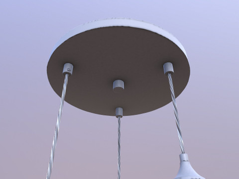 Светодиодный подвесной светильник 3D Модель