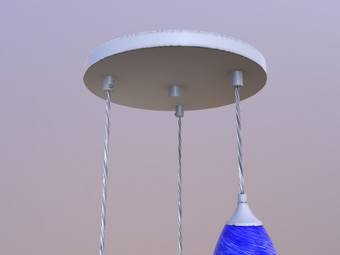 Светодиодный подвесной светильник 3D Модель