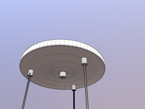 Светодиодный подвесной светильник 3D Модель