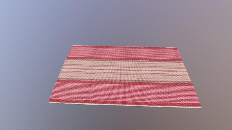 Placemat 3D Model .c4d .max .obj .3ds .fbx .stl .blend 