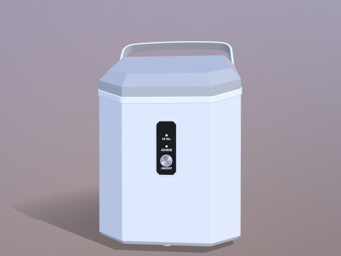 휴대용 제빙기 3D 모델