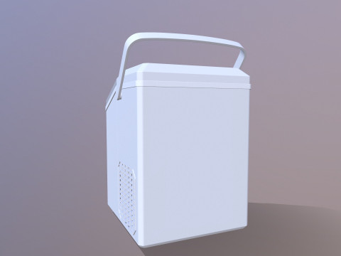 휴대용 제빙기 3D 모델