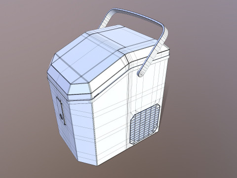 휴대용 제빙기 3D 모델