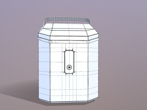 휴대용 제빙기 3D 모델