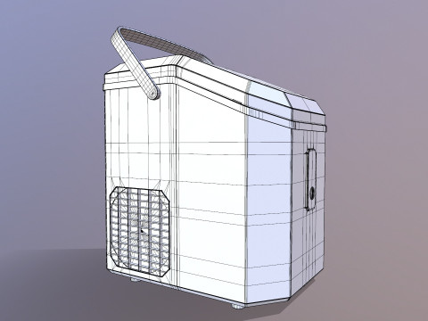 휴대용 제빙기 3D 모델