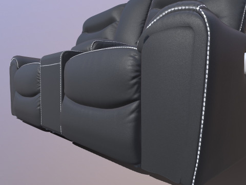 Recliner Sofa 3D Model