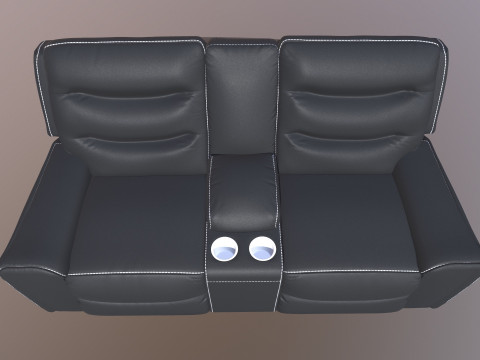 Recliner Sofa 3D Model