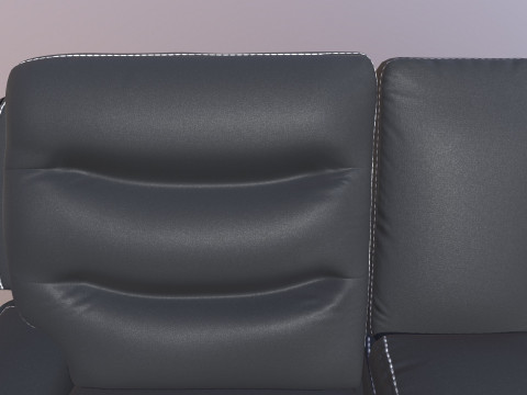Recliner Sofa 3D Model