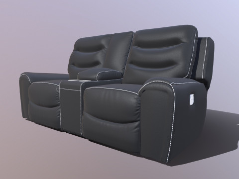 Recliner Sofa 3D Model