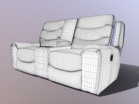 Recliner Sofa 3D Model