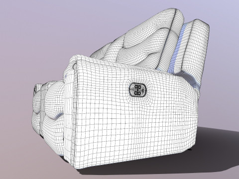 Recliner Sofa 3D Model