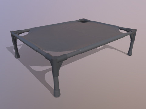 Гумове ліжко 3D Модель
