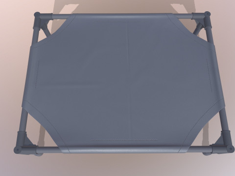 Резиновая кровать 3D Модель