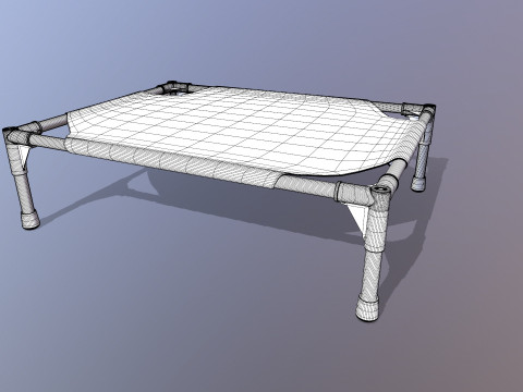 Резиновая кровать 3D Модель