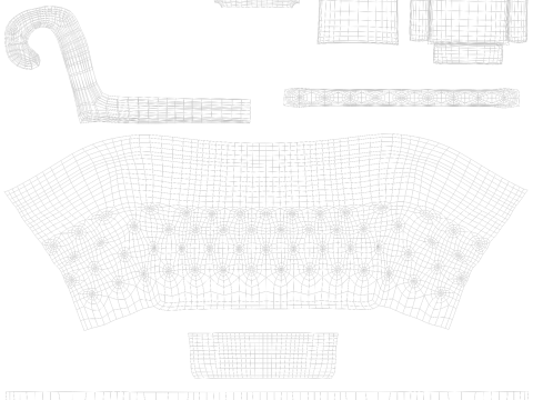 Диван 3D Модель