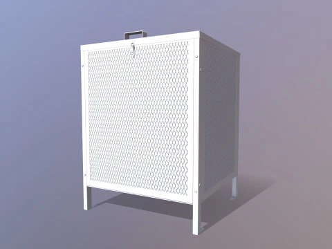 Trash Bin 3D Model