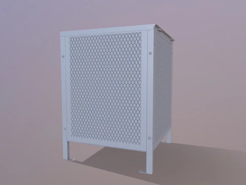 Trash Bin 3D Model