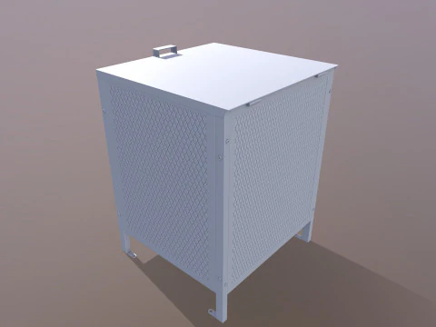 Trash Bin 3D Model