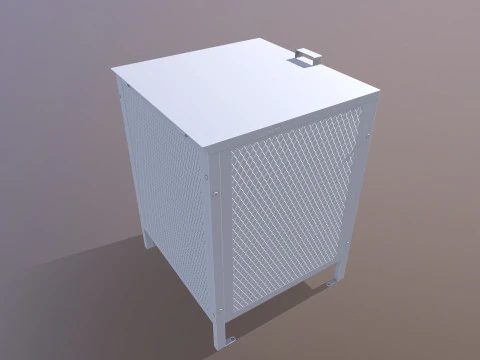 Trash Bin 3D Model
