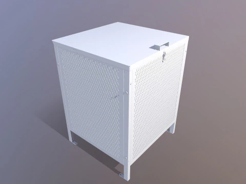 Trash Bin 3D Model