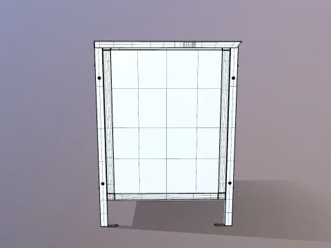 Trash Bin 3D Model