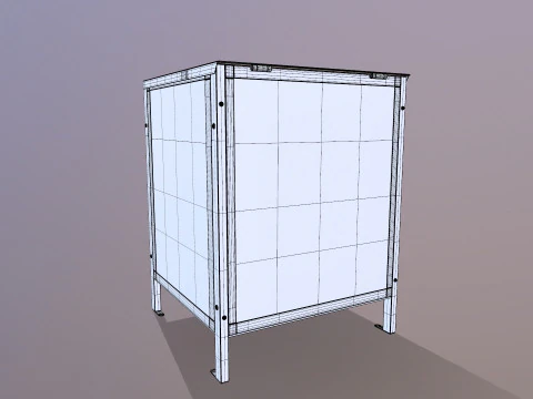 Trash Bin 3D Model