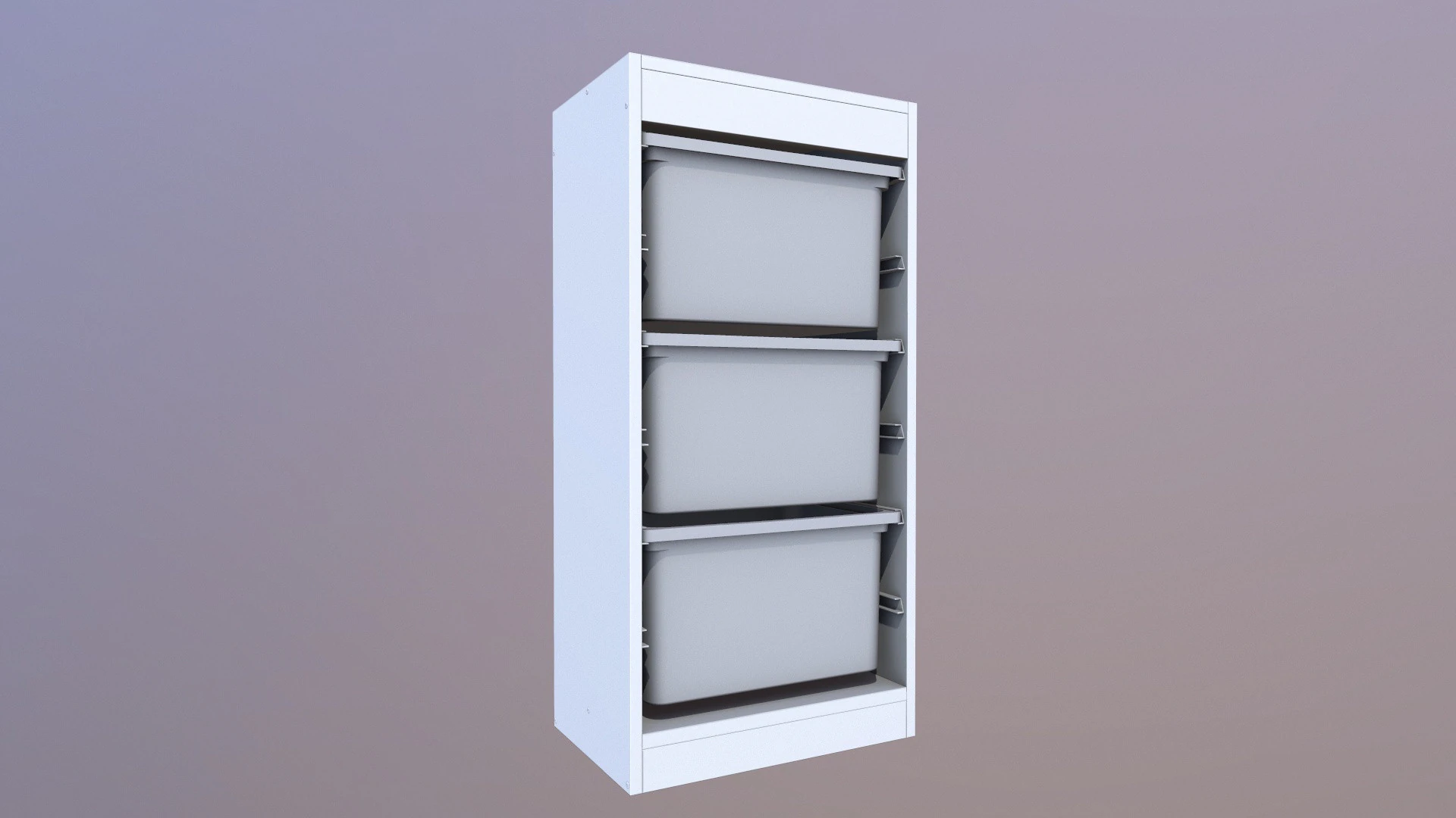TROFAST Storage 3D Model .c4d .max .obj .3ds .fbx .stl .blend 