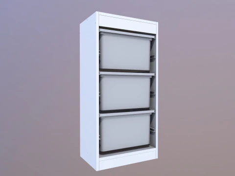 TROFAST-Lagerung 3D Modell