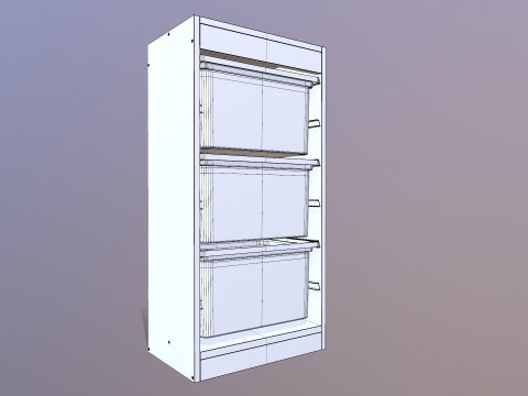 ТРОФАСТ Хранение 3D Модель